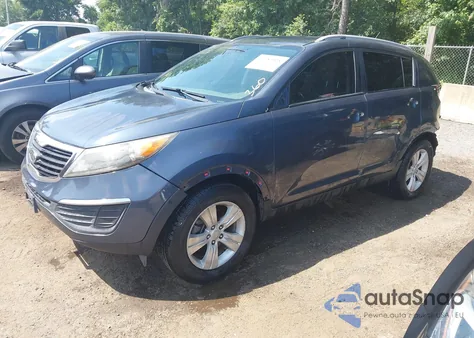 2012 Kia Sportage Lx from USA, damaged, VIN KNDPB3A27C7215302